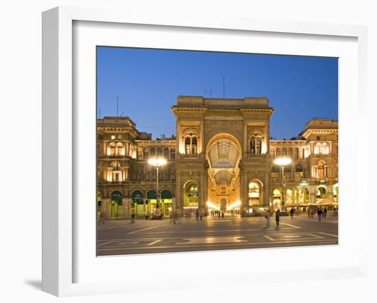 Galleria Vittorio Emanuele II, Milan, Italy-Demetrio Carrasco-Framed Photographic Print