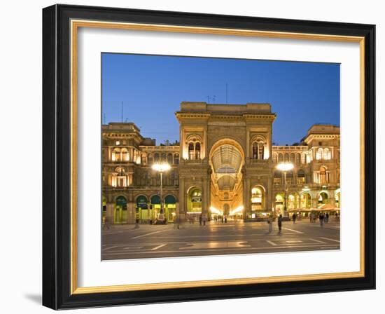 Galleria Vittorio Emanuele II, Milan, Italy-Demetrio Carrasco-Framed Photographic Print