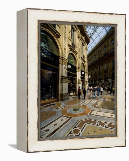 Galleria Vittorio Emanuele Ii, Milan, Lombardy, Italy, Europe-Charles Bowman-Framed Premier Image Canvas