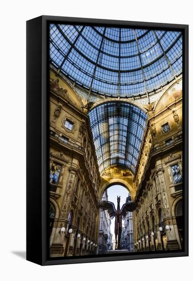 Galleria Vittorio Emanuele Ii, Milan, Lombardy, Italy, Europe-Yadid Levy-Framed Premier Image Canvas