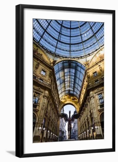 Galleria Vittorio Emanuele Ii, Milan, Lombardy, Italy, Europe-Yadid Levy-Framed Photographic Print