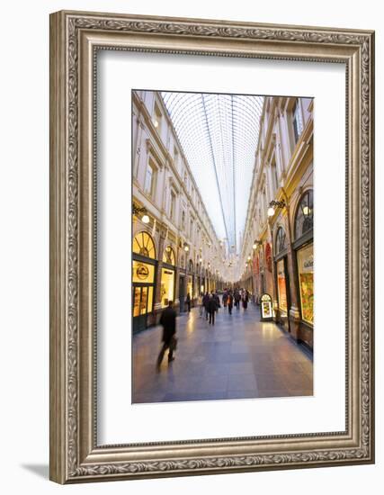 Galleries St. Hubert, Brussels, Belgium, Europe-Neil Farrin-Framed Photographic Print