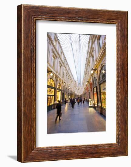 Galleries St. Hubert, Brussels, Belgium, Europe-Neil Farrin-Framed Photographic Print