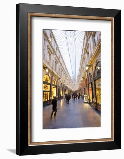 Galleries St. Hubert, Brussels, Belgium, Europe-Neil Farrin-Framed Photographic Print