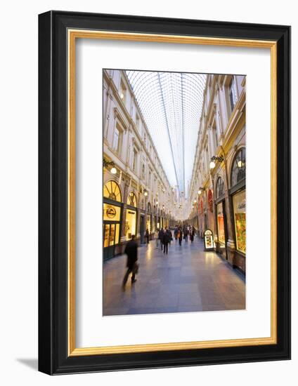 Galleries St. Hubert, Brussels, Belgium, Europe-Neil Farrin-Framed Photographic Print