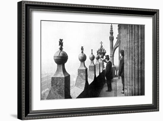 Gallery Above the Clock Face, Big Ben, Palace of Westminster, London, C1905-null-Framed Giclee Print