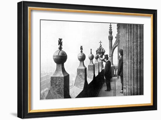 Gallery Above the Clock Face, Big Ben, Palace of Westminster, London, C1905-null-Framed Giclee Print