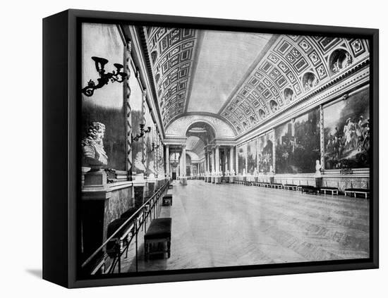 Gallery of Battles, Versailles, France, 1893-John L Stoddard-Framed Premier Image Canvas