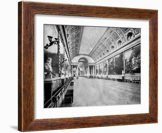 Gallery of Battles, Versailles, France, 1893-John L Stoddard-Framed Giclee Print