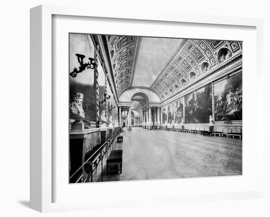 Gallery of Battles, Versailles, France, 1893-John L Stoddard-Framed Giclee Print