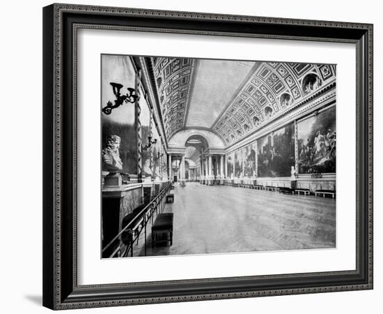 Gallery of Battles, Versailles, France, 1893-John L Stoddard-Framed Giclee Print