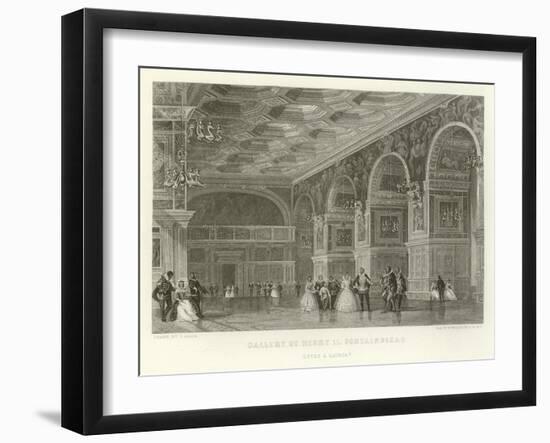 Gallery of Henry II, Fontainbleau-Alphonse Marie de Neuville-Framed Giclee Print