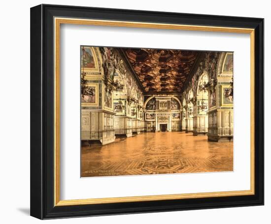 Gallery of Henry II, Fontainebleau Palace, France, C.1890-C.1900-null-Framed Premium Giclee Print