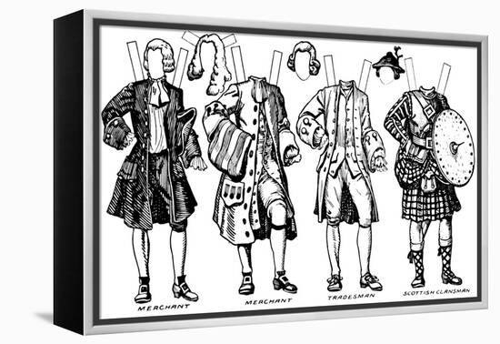 'Gallery of Historic Costume: What People Wore in Early Georgian Days', c1934-Unknown-Framed Premier Image Canvas