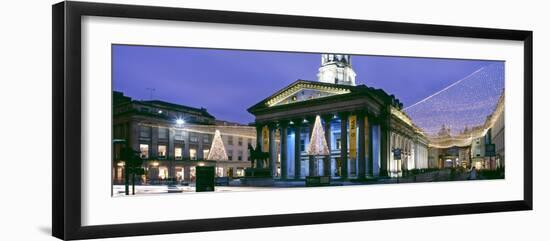 Gallery of Modern Art with Christmas Decorations, Glasgow City Centre, Glasgow, Scotland-null-Framed Photographic Print