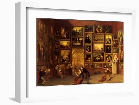 Gallery of the Louvre, 1831-33-Samuel Finley Breese Morse-Framed Art Print