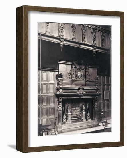 Gallery over the Chimney Piece in the Great Hall of Charterhouse, Finsbury, London, 1880-Henry Dixon-Framed Giclee Print