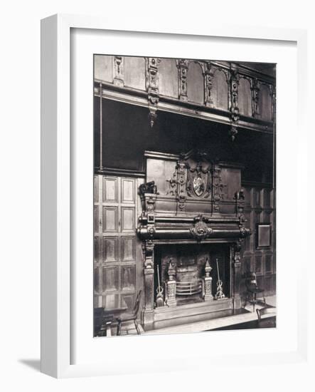 Gallery over the Chimney Piece in the Great Hall of Charterhouse, Finsbury, London, 1880-Henry Dixon-Framed Giclee Print