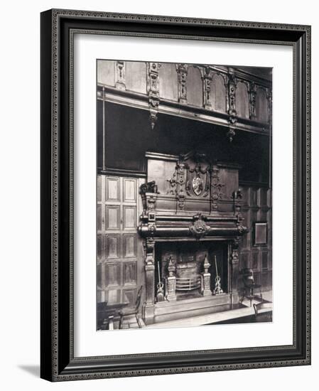 Gallery over the Chimney Piece in the Great Hall of Charterhouse, Finsbury, London, 1880-Henry Dixon-Framed Giclee Print