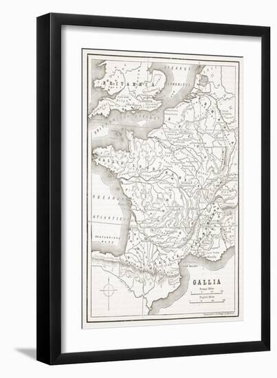 Gallia (Litho)-English-Framed Giclee Print