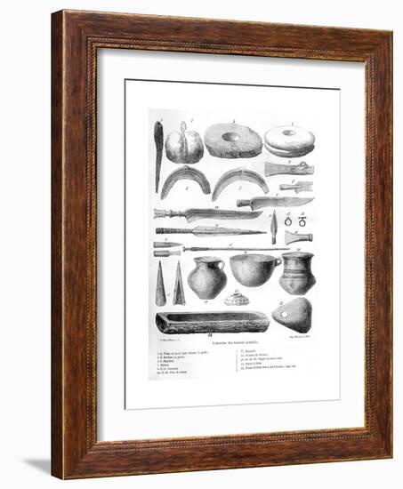 Gallic Utensils, 1882-1884-Charaire et fils-Framed Giclee Print