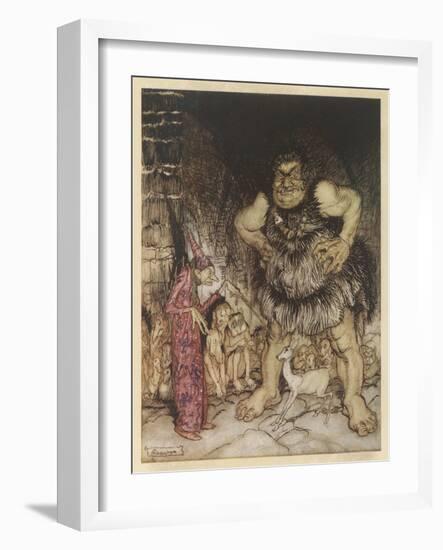 Galligantua-Arthur Rackham-Framed Art Print