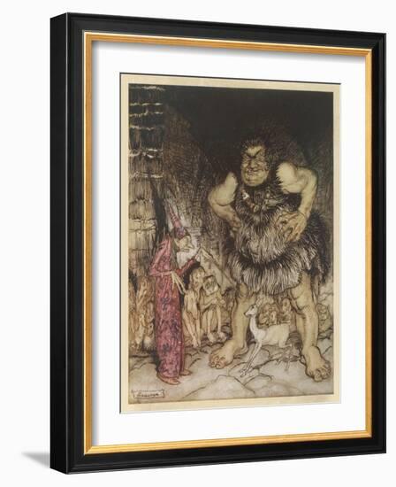 Galligantua-Arthur Rackham-Framed Art Print