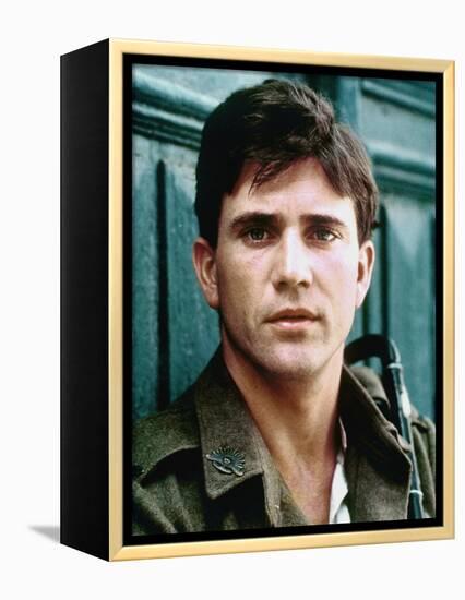 GALLIPOLI, 1981 directed by PETER WEIR Mel Gibson (photo)-null-Framed Stretched Canvas