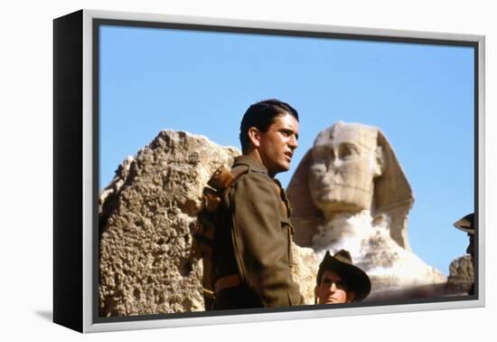 GALLIPOLI, 1981 directed by PETER WEIR Mel Gibson (photo)-null-Framed Stretched Canvas