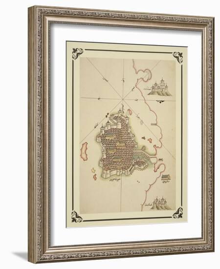 Gallipoli and Coast of Salento-Piri Reis-Framed Giclee Print