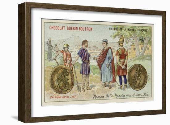 Gallo-Roman Money of the Reign of Julian, 362-null-Framed Giclee Print