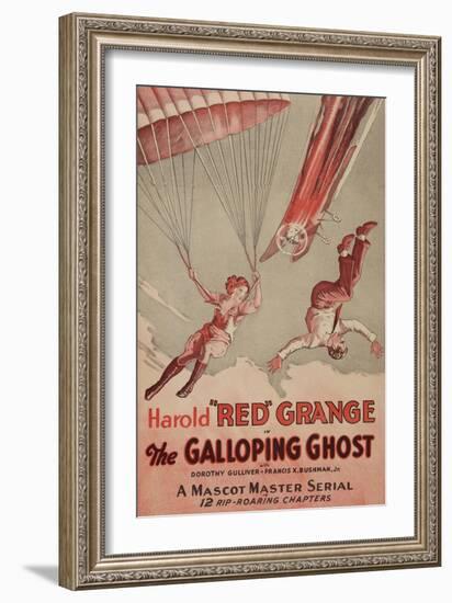 Galloping Ghost-null-Framed Art Print