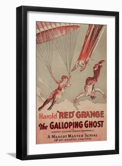 Galloping Ghost-null-Framed Art Print