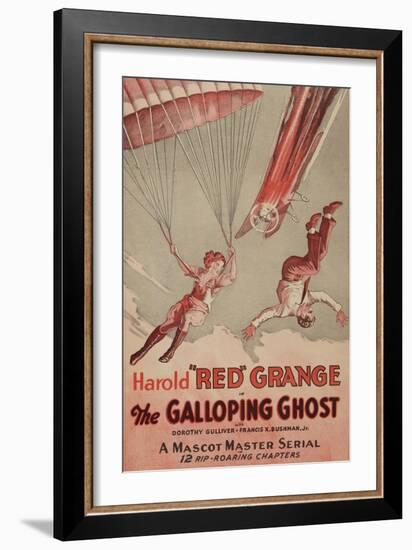 Galloping Ghost-null-Framed Art Print