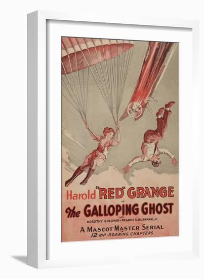 Galloping Ghost-null-Framed Art Print