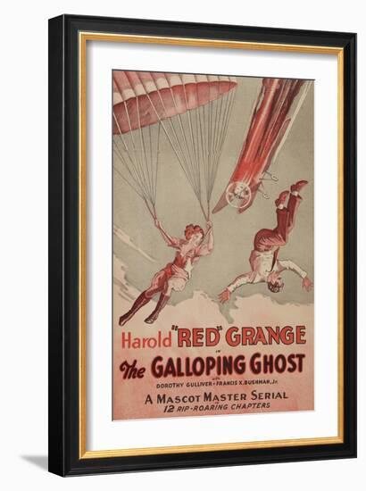 Galloping Ghost-null-Framed Art Print