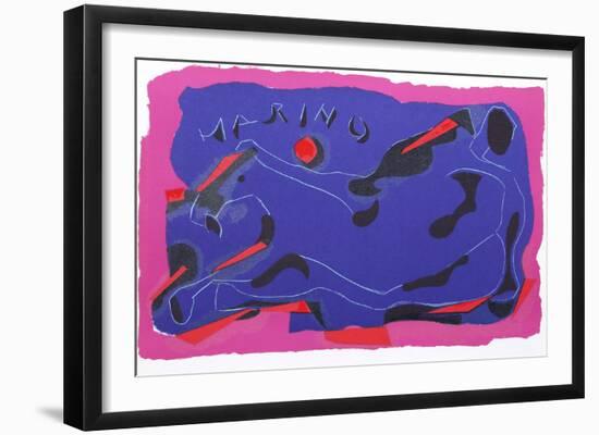 Galloping Horse (Homage a Marino)-Marino Marini-Framed Collectable Print
