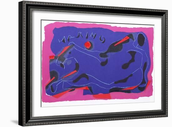 Galloping Horse (Homage a Marino)-Marino Marini-Framed Collectable Print