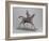 Galloping Horse Turning His Head Right. Horse Jockey-Edgar Degas-Framed Giclee Print