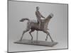 Galloping Horse Turning His Head Right. Horse Jockey-Edgar Degas-Mounted Giclee Print