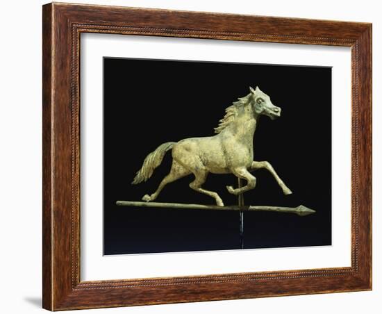Galloping Horse Weathervane, Circa 1890-John Bachman-Framed Giclee Print