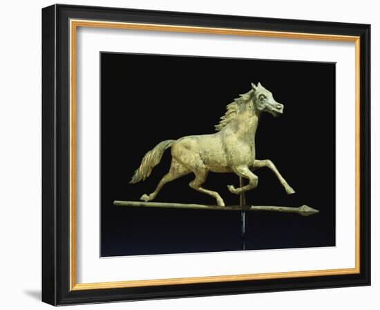Galloping Horse Weathervane, Circa 1890-John Bachman-Framed Giclee Print