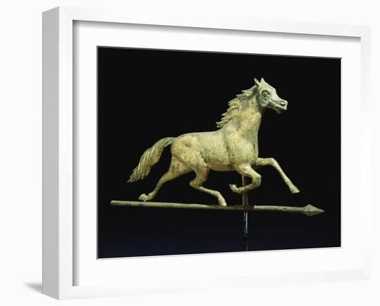 Galloping Horse Weathervane, Circa 1890-John Bachman-Framed Giclee Print