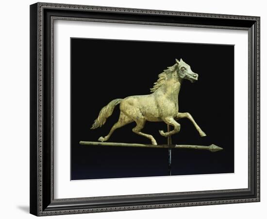 Galloping Horse Weathervane, Circa 1890-John Bachman-Framed Giclee Print