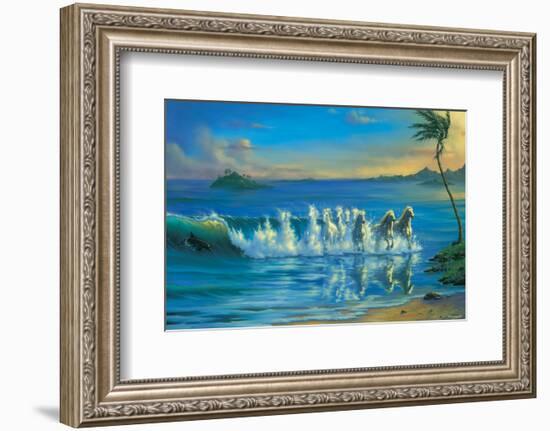 Galloping Waves-Jim Warren-Framed Art Print