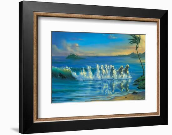 Galloping Waves-Jim Warren-Framed Art Print