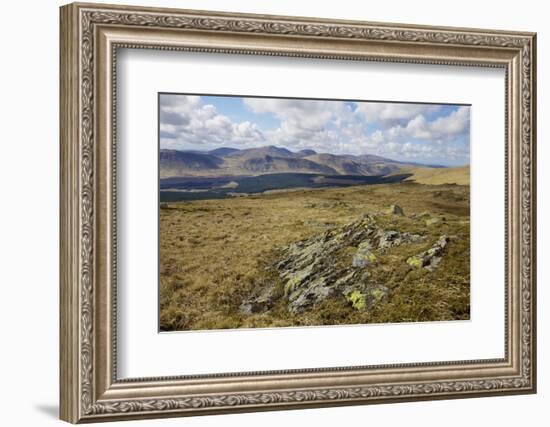 Galloway Hills from Rhinns of Kells, Dumfries and Galloway, Scotland, United Kingdom, Europe-Gary Cook-Framed Photographic Print