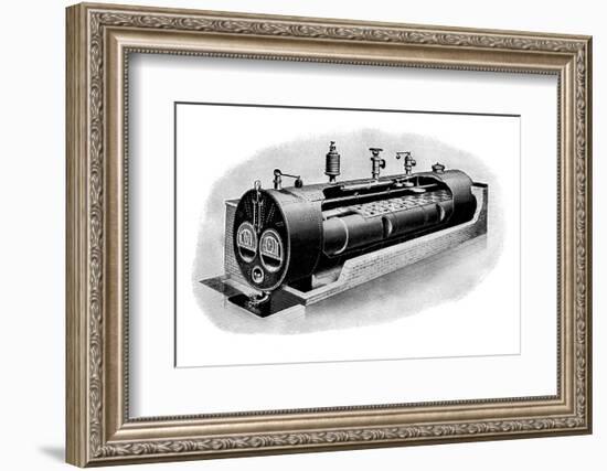 Galloway Steam Boiler-Mark Sykes-Framed Photographic Print