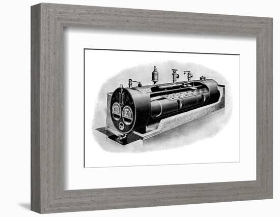 Galloway Steam Boiler-Mark Sykes-Framed Photographic Print