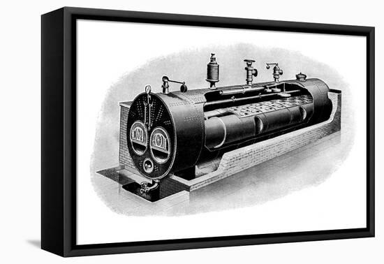 Galloway Steam Boiler-Mark Sykes-Framed Premier Image Canvas